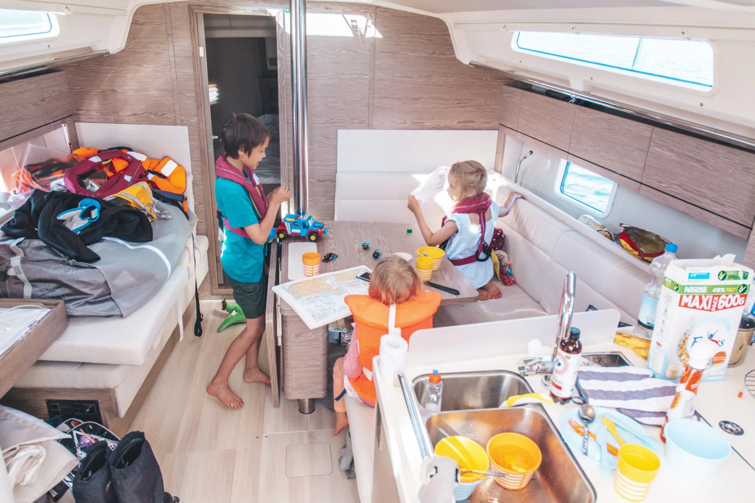 With Children Aboard a Hanse 388